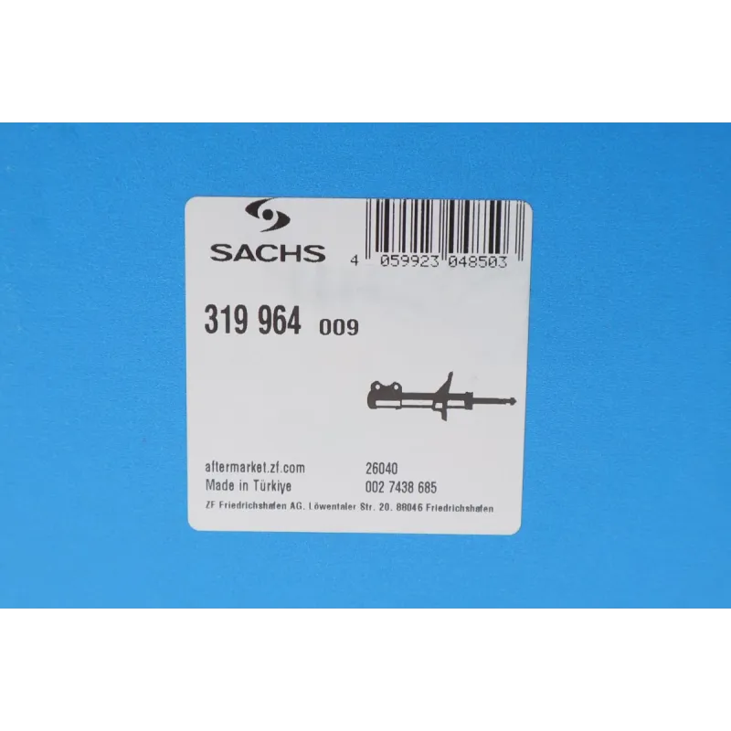 Амортизатор передній SACHS 319 964 для Mercedes-Benz Sprinter 901, 902, 903 (1995-2006)