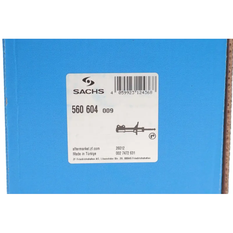 Амортизатор передній правий SACHS 560604 для BMW 1 (E81/E87) 2004-2013