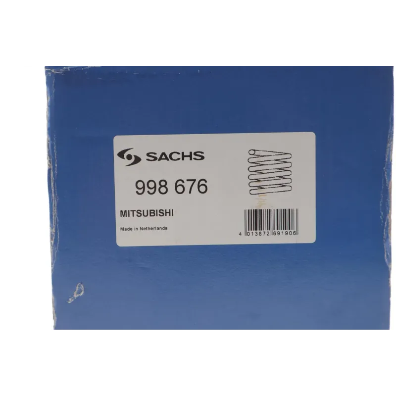 Пружина передня SACHS 998 676 для Mitsubishi L200, Pajero Sport 313 мм