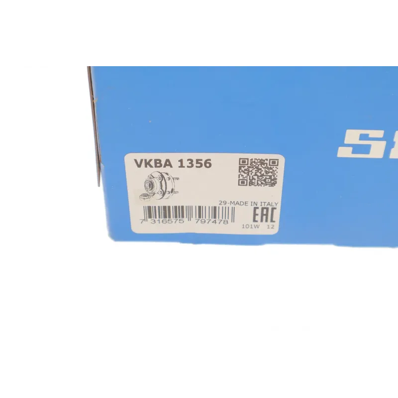 Підшипник маточини передній SKF VKBA 1356 для Audi A4/A6/A8 1994-2005 (37x43x82 мм)