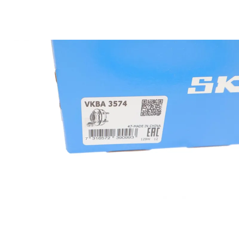 Підшипник маточини передній SKF VKBA 3574 для BMW 3 (E90/E91), 5 (E60) з ABS, 48.9x90.3x45.1 мм