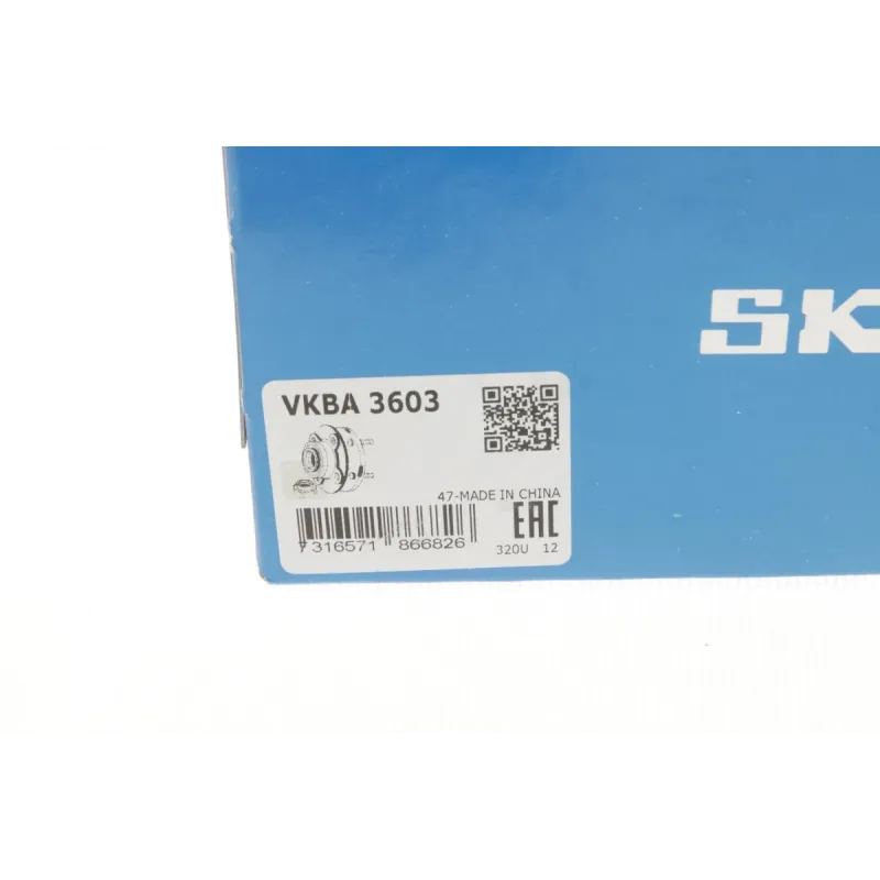 Підшипник маточини передній/задній SKF VKBA 3603 для Land Rover Freelander 1998-2006 (+ABS), 43.9x82.5x37.1 мм