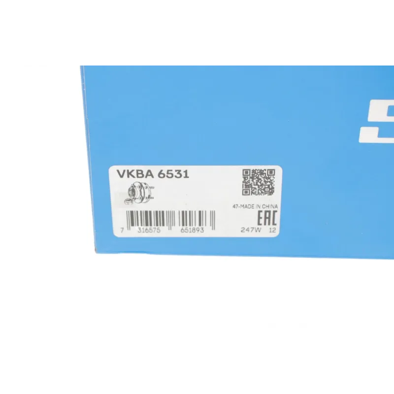 Підшипник маточини передній SKF VKBA 6531 для Volvo S60 II, XC60, S80 II, 82 мм