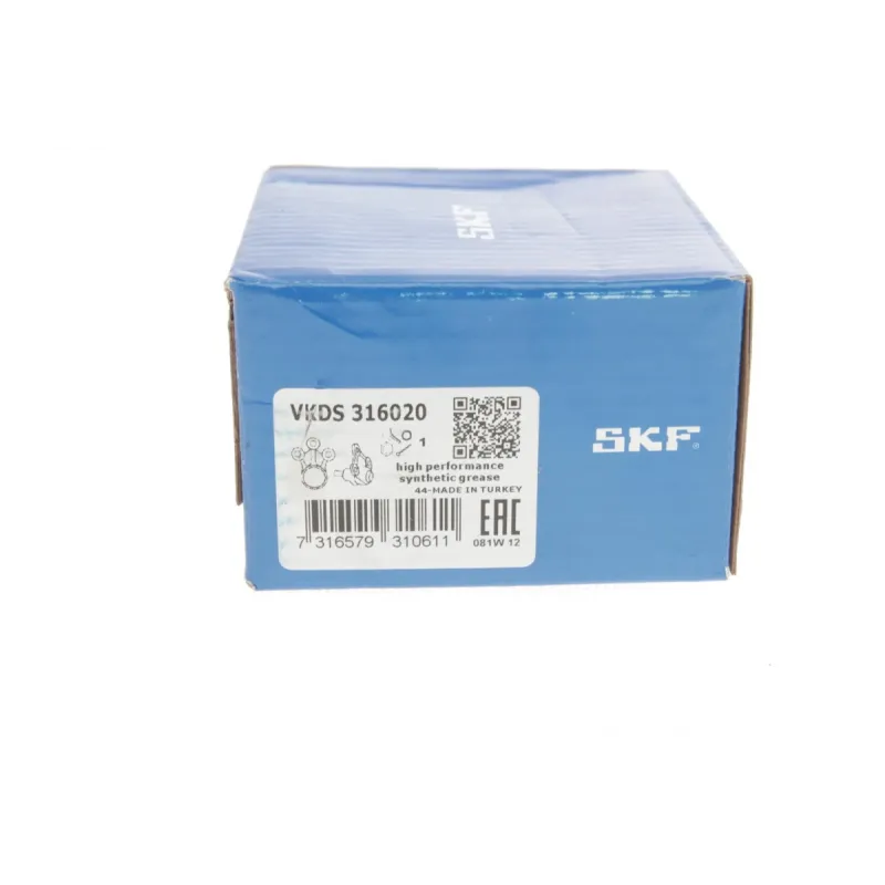 Опора кульова SKF VKDS 316020 передня/знизу для Renault Logan II, Dacia Dokker 38.3 мм