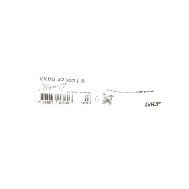 Важіль підвіски SKF VKDS 323021 B передній нижній (R) для Citroen Jumpy, Fiat Scudo, Peugeot Expert 1994-2006