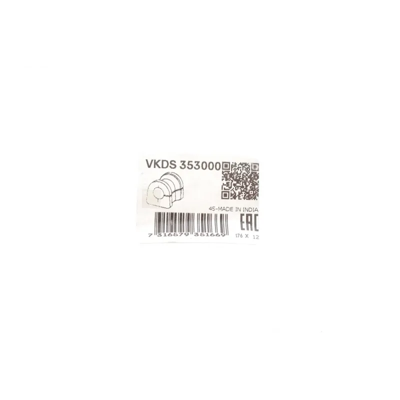 Втулка стабілізатора переднього SKF VKDS 353000 для Citroen C3 I (FC_) 1.1-1.6 HDi 2002- (d=14.5мм)