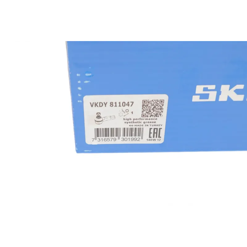 Наконечник рульової тяги SKF VKDY 811047 для Toyota Fortuner/Hilux 2.5 D-4D 2005-2015, M15x1.5/M14x1.5