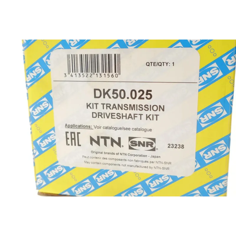 Піввісь права задня SNR DK50.025 для BMW 3 (E46/E90) 1998-2011, 664 мм