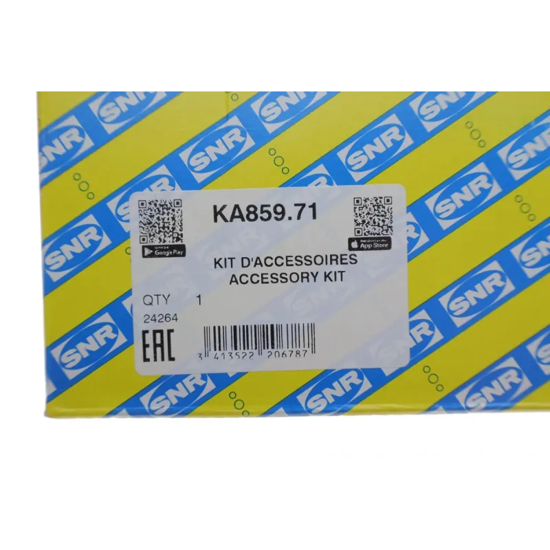Комплект ременя генератора SNR KA859.71 для Citroen C3/C4, Peugeot 208/308 1.2 THP
