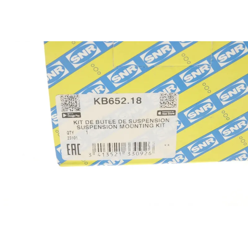 Подушка амортизатора переднього з підшипником SNR KB652.18 для Ford Focus, Mondeo III