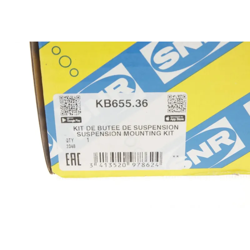 Подушка амортизатора переднього SNR KB655.36 з підшипником для Renault Fluence 2010-