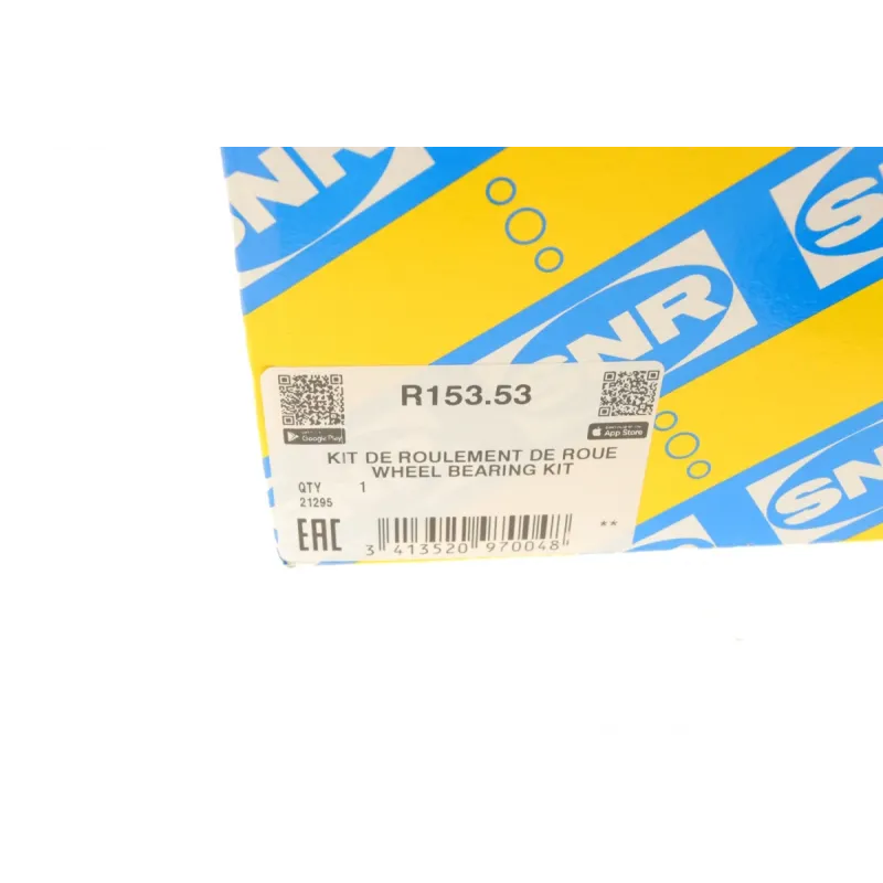 Підшипник маточини передній SNR R153.53 для Opel Astra H/Zafira B (3 отвори, магнітне кільце)