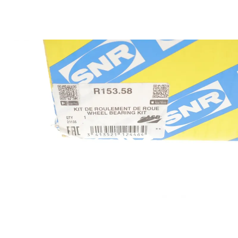 Підшипник маточини передній SNR R153.58 для Opel Insignia, Chevrolet Malibu з магнітним кільцем
