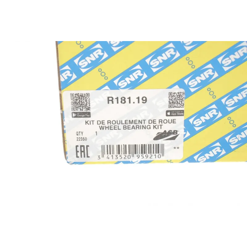 Підшипник маточини передній SNR R181.19 для Subaru Legacy/Forester з ABS