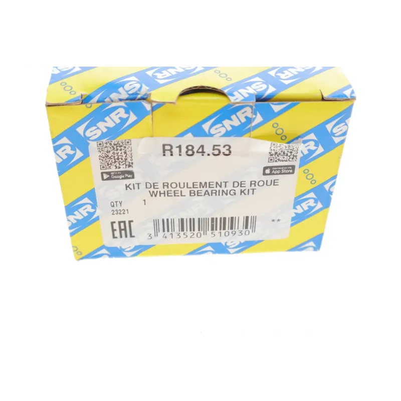 Підшипник маточини передній SNR R184.53 для Daewoo Matiz, Chevrolet Matiz 1998-2005 (34x59x15 мм)