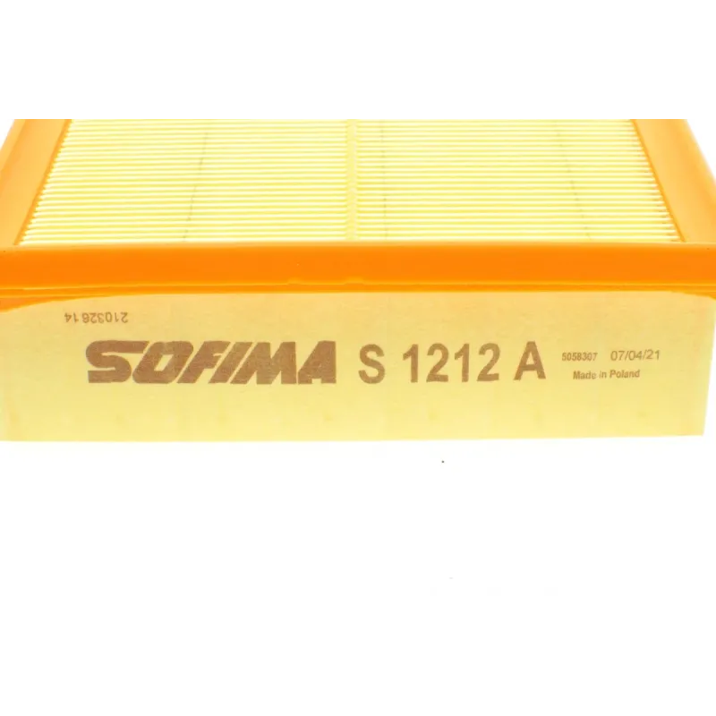 Фільтр повітряний SOFIMA S 1212 A для Mercedes-Benz E-Class W210, VW T5/T6 316x190x58 мм