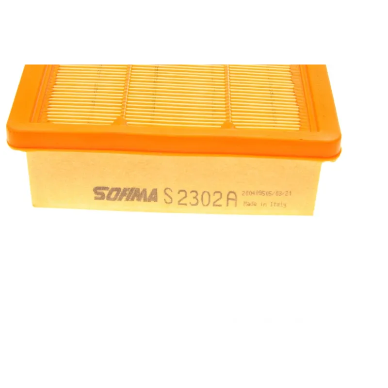 Фільтр повітряний SOFIMA S 2302 A для Fiat Stilo 1.6 16V 2001-2006, 281x159x51 мм