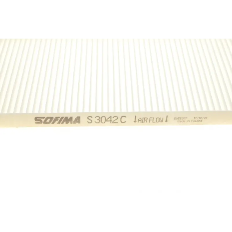 Фільтр салону SOFIMA S 3042 C для Fiat Ducato, Citroen Jumper, Peugeot Boxer 1994-2006, 439x144x18 мм