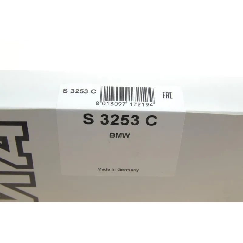Фільтр салону SOFIMA S 3253 C комплект 2шт для BMW X3 (F25) X4 (F26) 2010-2018, 165x88x30 мм