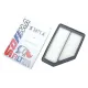 Фільтр повітряний SOFIMA S 3471 A для Honda CR-V III (RE) 2.2D 2007-, FR-V (BE) 2.2D 2005-, 298x200x46 мм