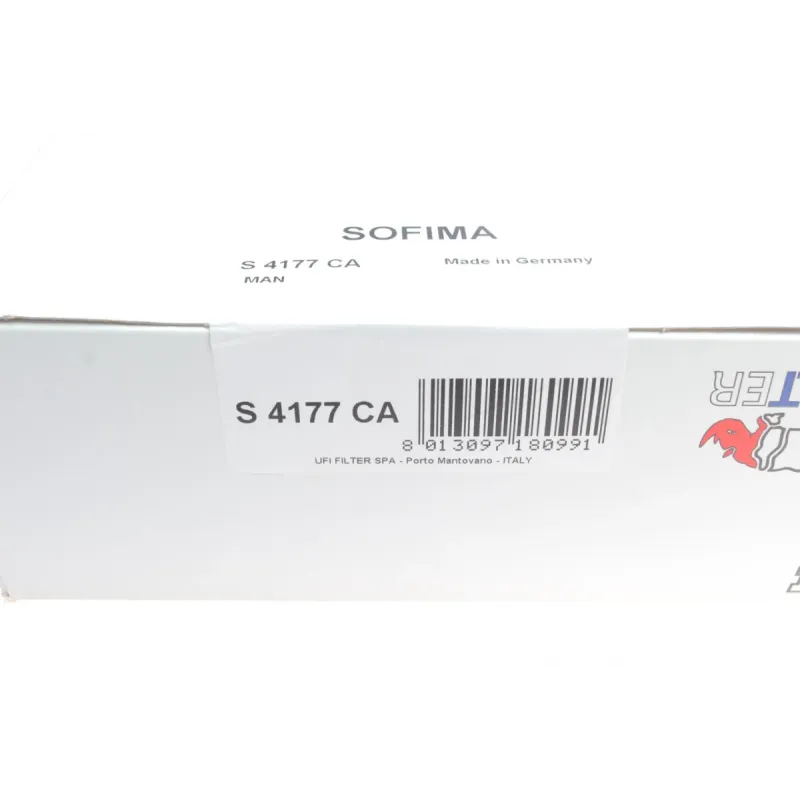 Фільтр салону вугільний SOFIMA S 4177 CA для MAN TGA 2000-, 462x179x70 мм