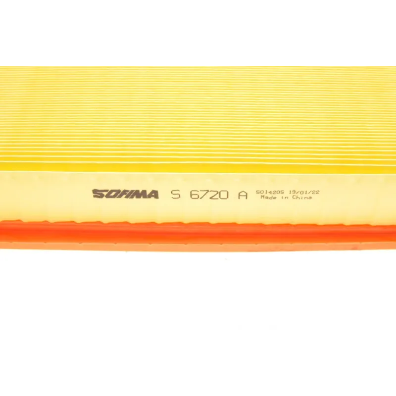Фільтр повітряний SOFIMA S 6720 A для Mercedes-Benz C-Class W202, M-Class W163 1993-2005, 294x228x58 мм