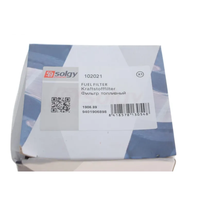 Фільтр паливний SOLGY 102021 для Fiat Scudo 2.0 D Multijet 07-, Citroen C4 2.0 HDi