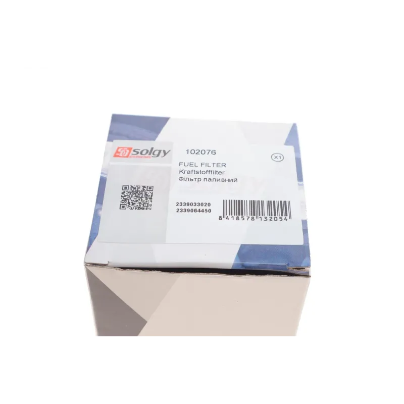Фільтр паливний SOLGY 102076 для Toyota RAV4, Hilux, Corolla 2.0-2.4 D 2000-2009