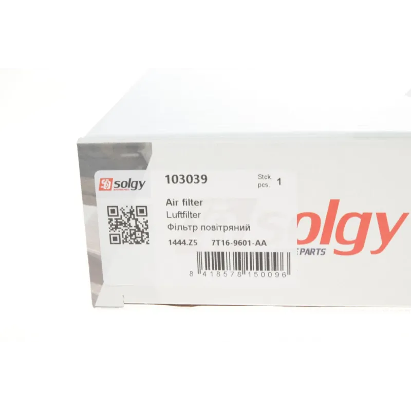 Фільтр повітряний SOLGY 103039 для Ford Focus, Tourneo Connect, Transit Connect