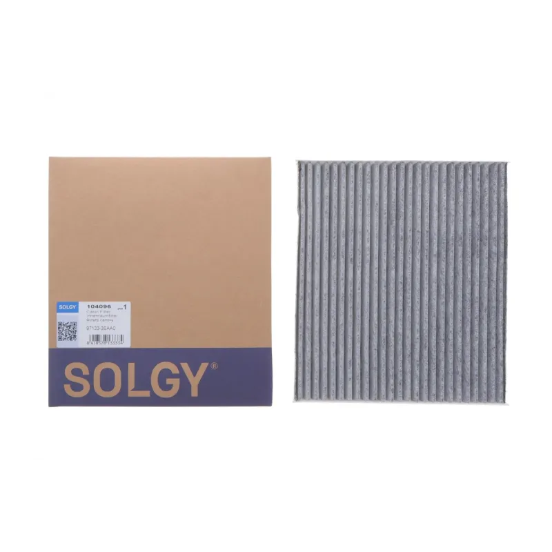 Фільтр салону SOLGY 104096 для Hyundai Santa Fe, Sonata, Kia Optima (вугільний)