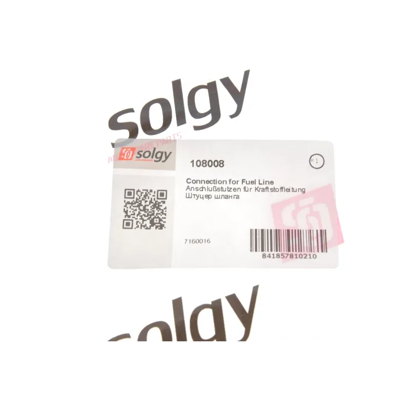 Штуцер зливу палива SOLGY 108008 для Mercedes-Benz A-Class W176, C-Class W204, B-Class W246