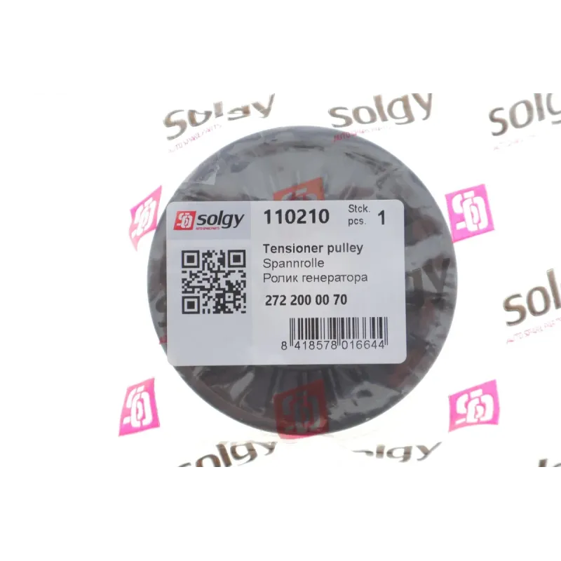 Натяжний ролик генератора SOLGY 110210 для Mercedes-Benz C-Class W203/W204, CLK C209, E-Class W211/W212 (76x26x17 мм)