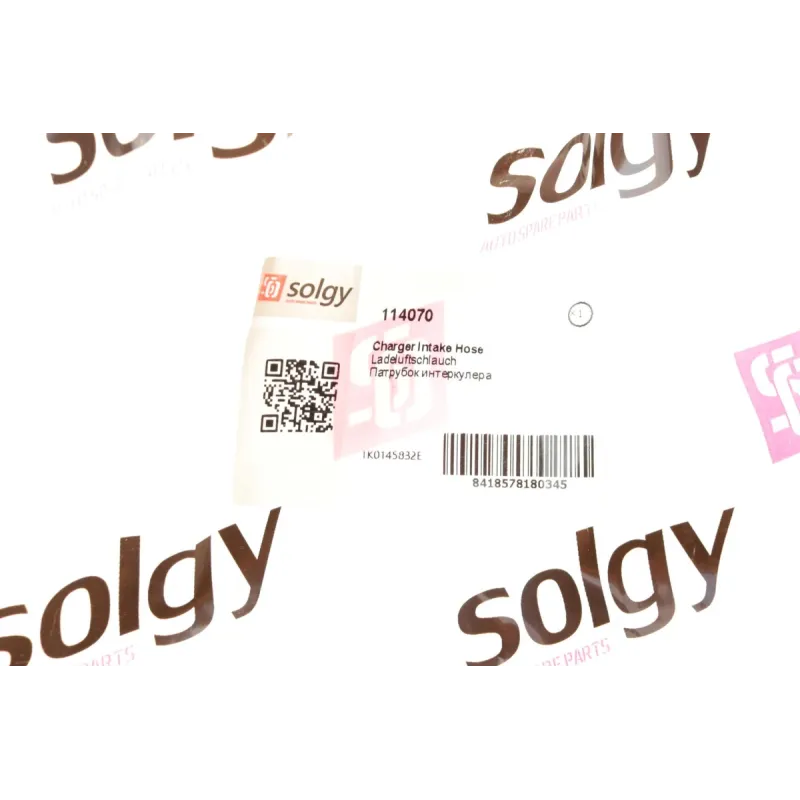 Патрубок інтеркулера верхній SOLGY 114070 для Volkswagen Golf V, Passat B6, Skoda Superb 2.0TDI 2003-2015