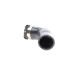 Патрубок інтеркулера SOLGY 114209 для Renault Megane IV/Scenic IV 1.6 dCi 15-, верхній, з зажимом