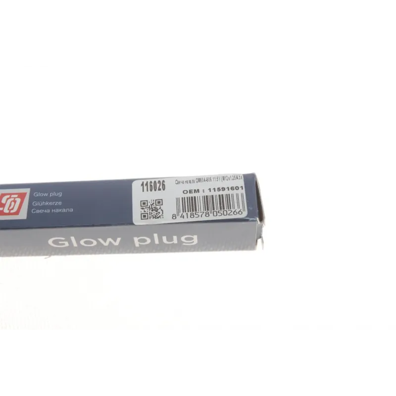 Свічка розжарювання SOLGY 116026 для Mercedes-Benz C-Class W202, E-Class W124 (11.5V, M12x1.25/4.5s)