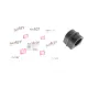 Втулка стабілізатора заднього SOLGY 201114 для Mercedes-Benz Vario (d=46mm)