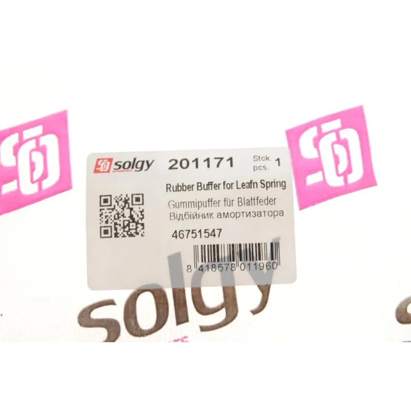 Відбійник заднього амортизатора SOLGY 201171 для Fiat Doblo (119) 2001-