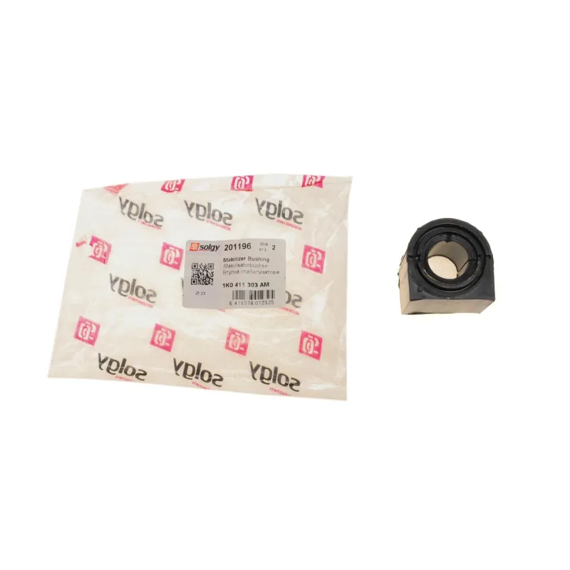 Втулка стабілізатора переднього SOLGY 201196 для Volkswagen Caddy III 2004-2010 (d=23mm) армована