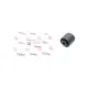 Сайлентблок заднього важеля SOLGY 201276 для Mitsubishi Lancer 03-, Outlander 03-08, Jeep Compass/Patriot 07- (40.3x12x35)