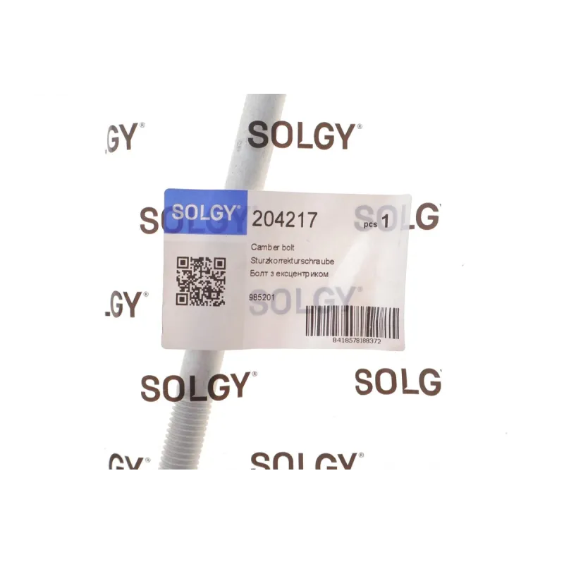 Болт регулювання розвалу SOLGY 204217 для Volvo S60, S80, V70 1996-2015