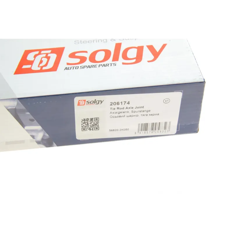 Наконечник рульової тяги правий SOLGY 206174 для Hyundai i20, Kia Soul, Venga