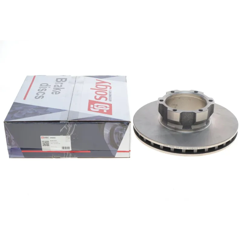 Диск гальмівний передній SOLGY 208005 для Mercedes-Benz T2/LN1 609 D, 709 D 1986-1994 (d=304 16