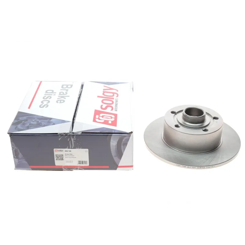 Диск гальмівний задній SOLGY 208156 для Audi A4 B5 1994-2001 (245x10 мм)