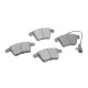 Колодки гальмівні передні SOLGY 209026 для Volkswagen T5 2003- (18mm/17.6mm) з датчиками