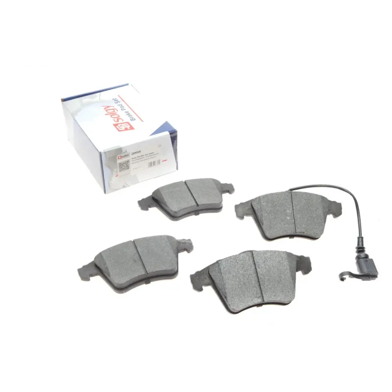 Колодки гальмівні передні SOLGY 209026 для Volkswagen T5 2003- (18mm/17.6mm) з датчиками