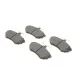 Колодки гальмівні передні SOLGY 209054 для VW Golf, Passat, Seat Ibiza 1.4-2.0/1.9TDI до 1997