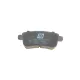 Колодки гальмівні задні SOLGY 209077 для Renault Megane III, Scenic III, Fluence
