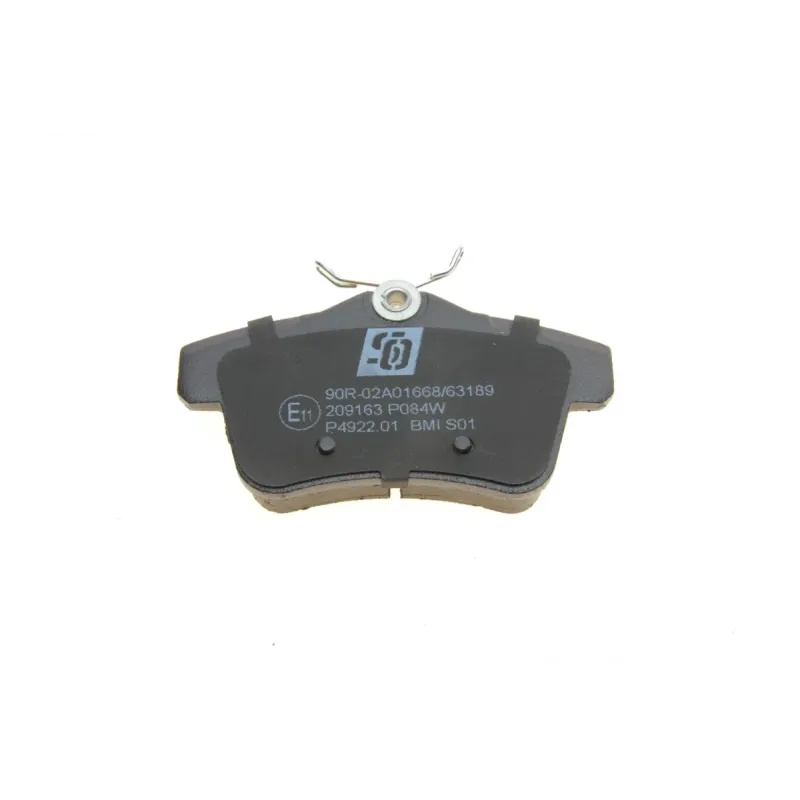 Колодки гальмівні задні SOLGY 209163 для Citroen C4, DS4, Peugeot 308
