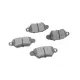 Колодки гальмівні задні SOLGY 209178 для Opel Astra G 1998-2005, Chevrolet Corsa 1994-2002