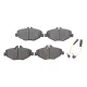 Колодки гальмівні передні SOLGY 209190 для Mercedes-Benz E-Class W211/S211 2002-2009 з датчиком зносу